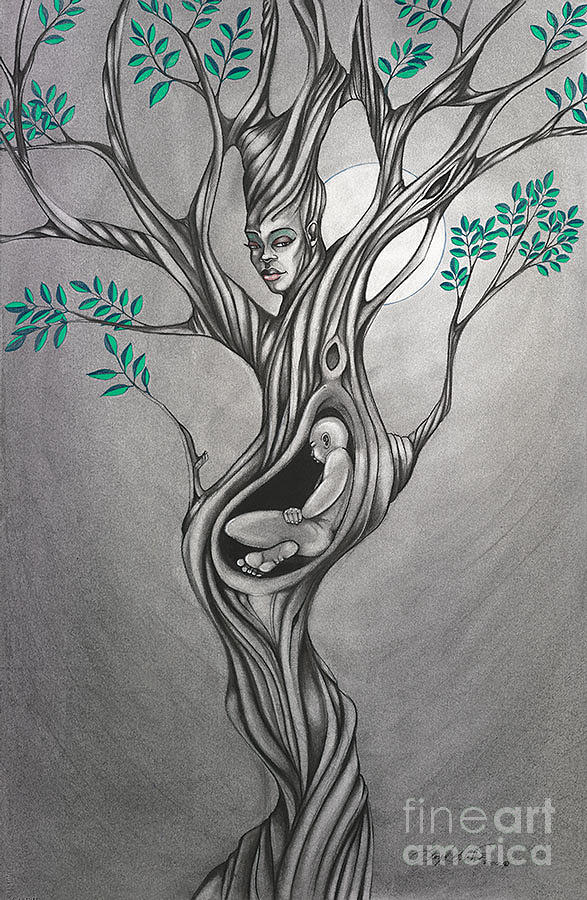 587x900 Mother's Nature Drawing - Mother Nature Drawing