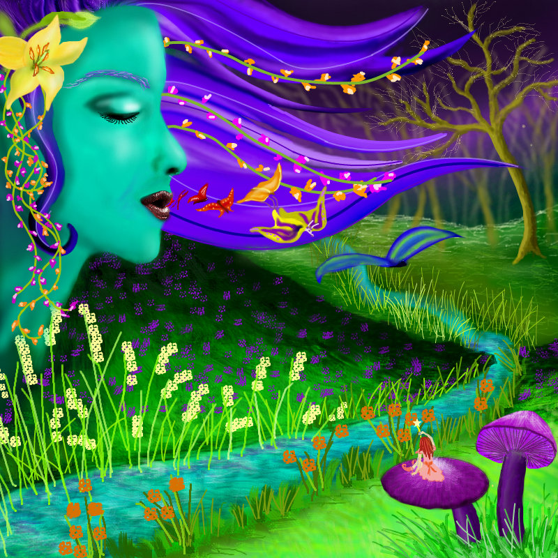 Mother Nature A Fantasy Speedpaint Drawing - Mother Nature Drawing. 