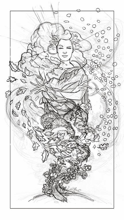 431x762 Guy Porfirio Authorillustrator Mother Nature - Mother Nature Drawing