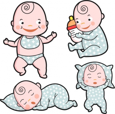 371x368 Mother Baby Icon Free Vector Download - Mother With Baby Drawing