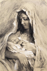 199x300 Mother And Child Drawings Fine Art America - Mother With Child Drawing