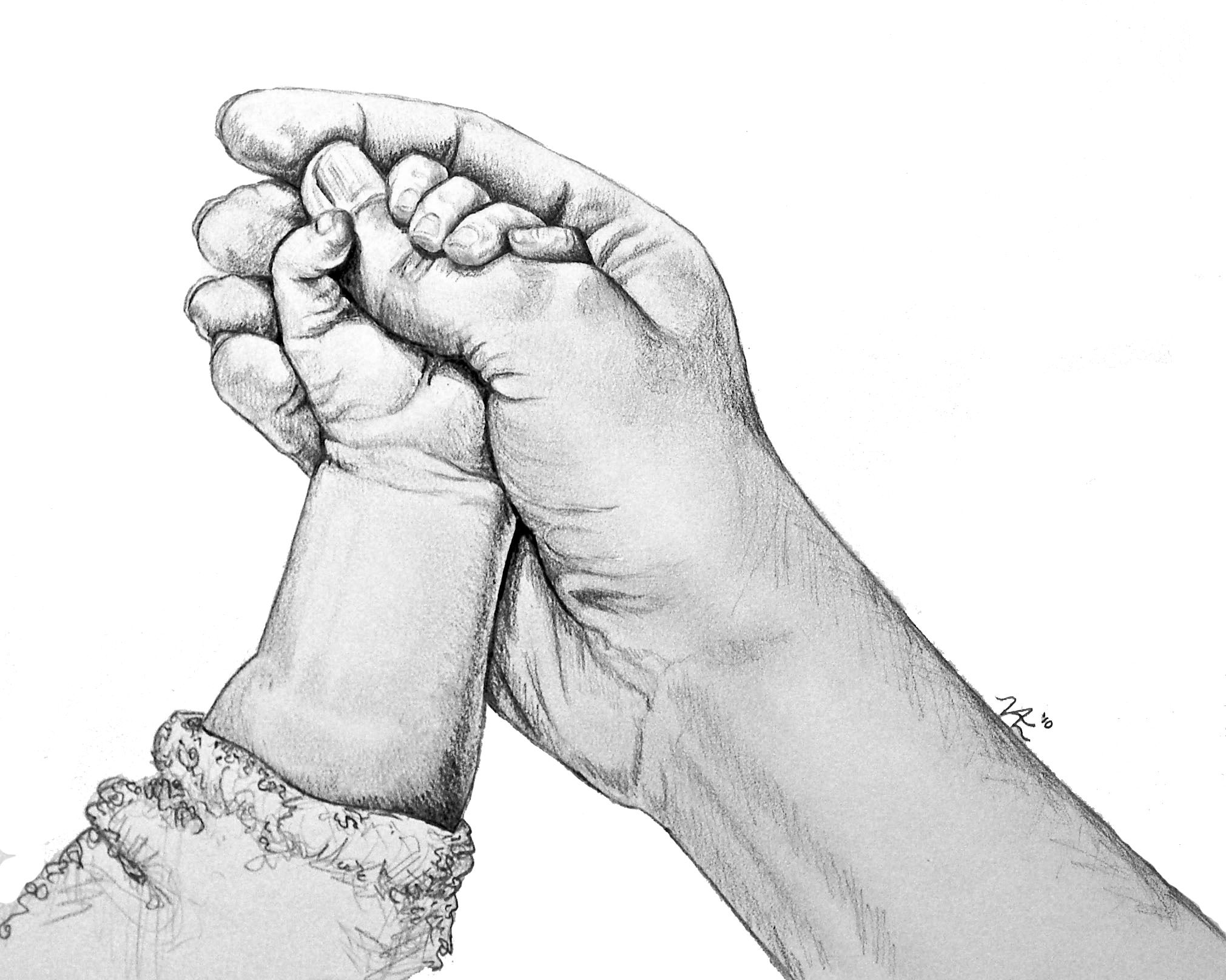 2021x1617 Mother And Child - Mother With Child Drawing