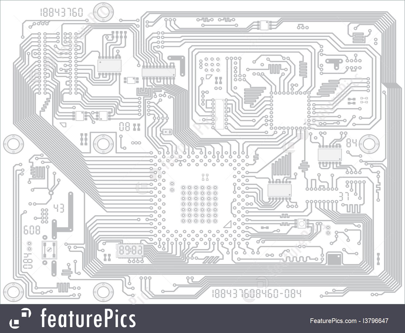 Download Motherboard Drawing at PaintingValley.com | Explore ...