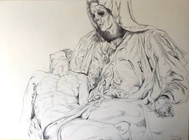 375x277 Motherhood Drawing - Motherhood Drawing