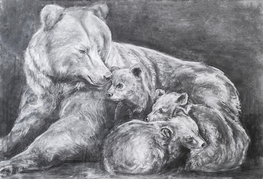 900x615 Motherhood Drawing - Motherhood Drawing