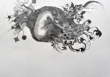 375x263 Motherhood Ii Drawing - Motherhood Drawing