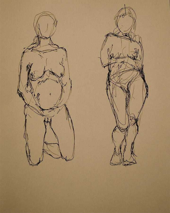 719x900 Motherhood Sketches Drawing - Motherhood Drawing