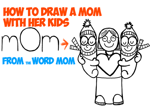 500x371 mothers day archives - Mothers Day Drawing Pictures