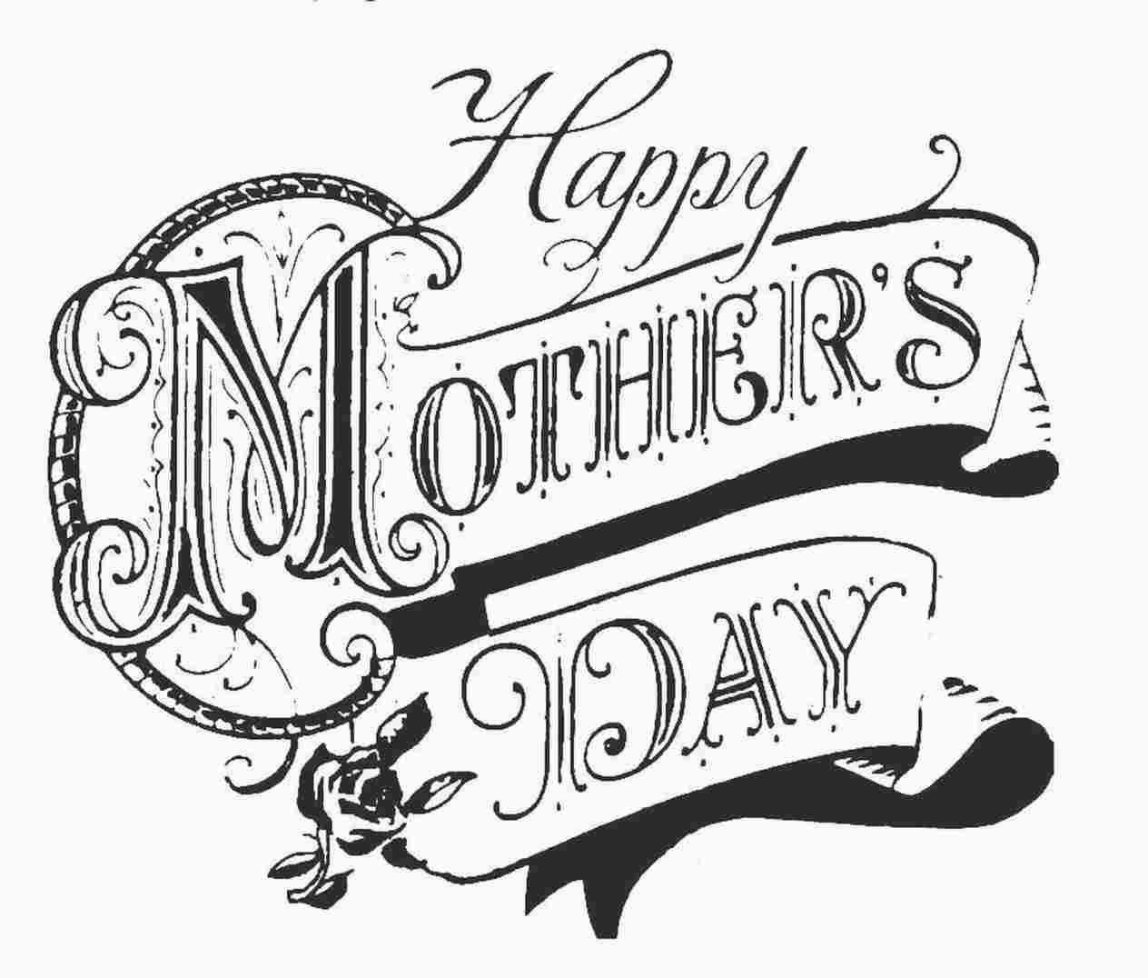 1264x1076 card mothers day drawing for motherus day coloring - Mothers Day Drawing Pictures