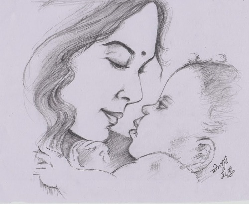 500x410 arvanah mothers day drawing competition for children season - Mothers Day Drawings