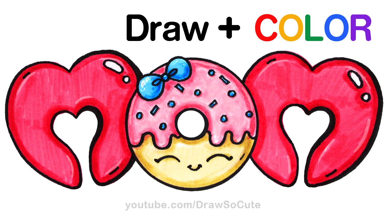1280x720 how to draw mom for mother's day kids youtube - Mothers Day Drawings