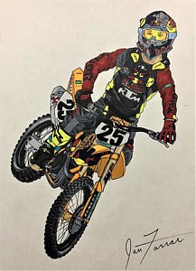 217x300 Motocross Drawings Fine Art America - Motocross Drawing