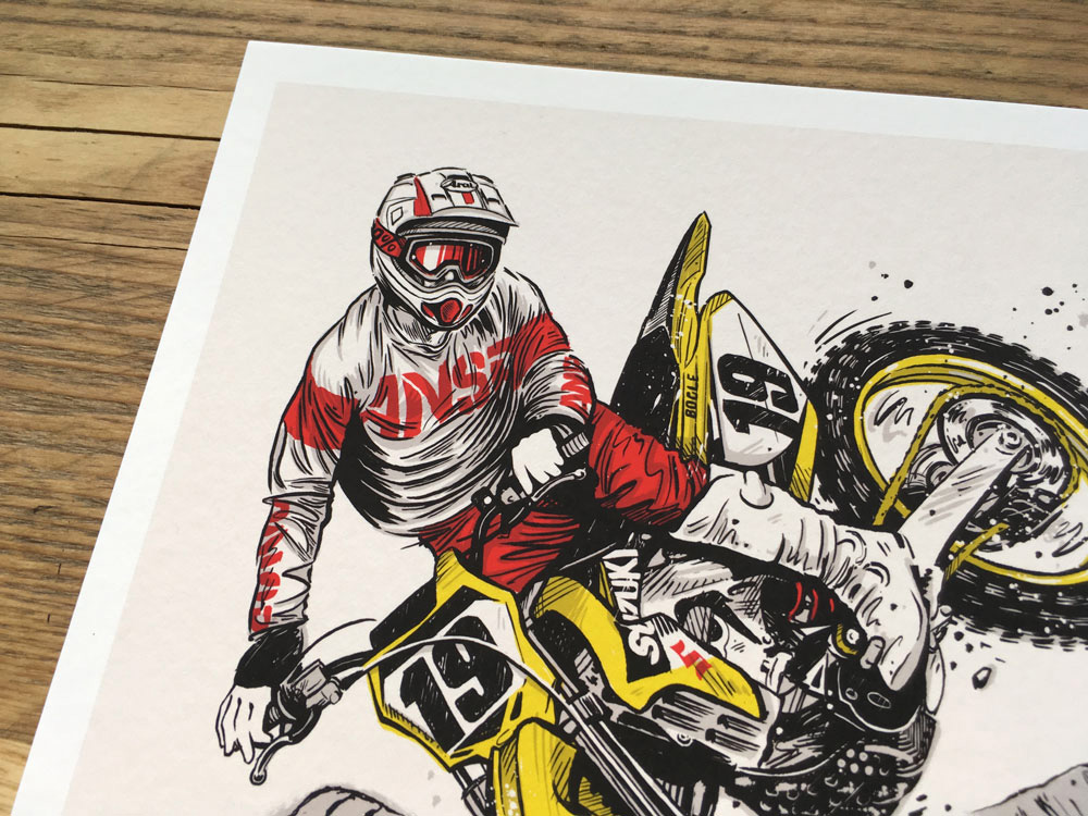 Motocross Drawing at Explore collection of