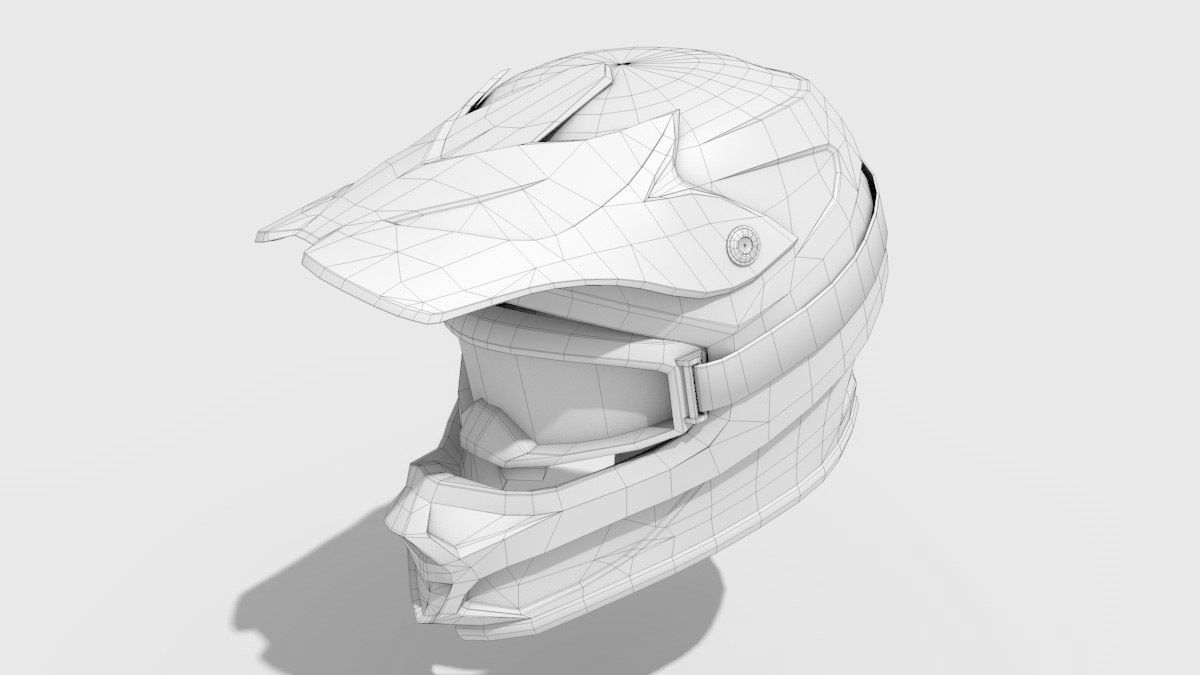 1200x675 motocross helmet asset cgtrader - Motocross Helmet Drawing