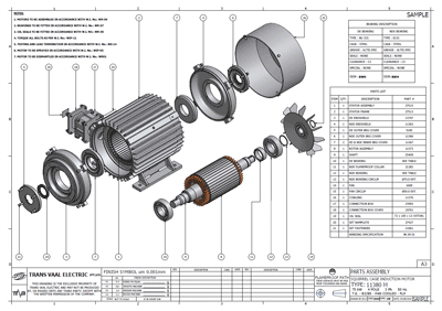 400x282 Tve - Motor Drawing