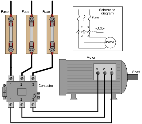 463x404 ac motor control circuits ac electric circuits worksheets - Motor Drawing