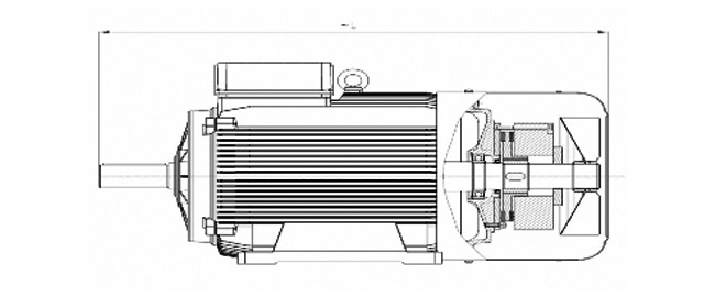 650x270 Brake Motors Suppliers, Distributors, Traders And Exporters Appl - Motor Drawing