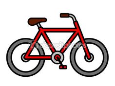 236x177 drawing a cartoon bicycle kids how to draw bicycle drawing - Motorcycle Cartoon Drawing