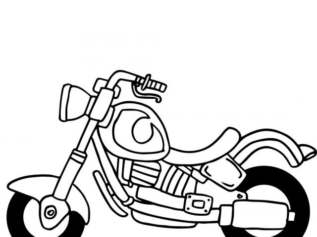 640x480 how to draw a cartoon motorcycle - Motorcycle Cartoon Drawing