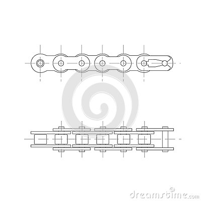 400x400 motorcycle chain clipart - Motorcycle Chain Drawing
