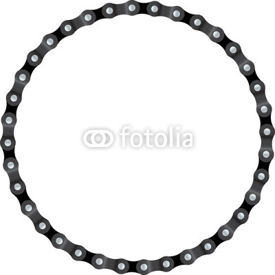 400x400 realistic drawing of a circle made from bike chain buy photos - Motorcycle Chain Drawing