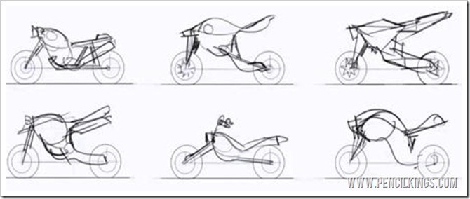 670x284 Make Your Own Motorcycle Concept Sketches - Motorcycle Design Drawing