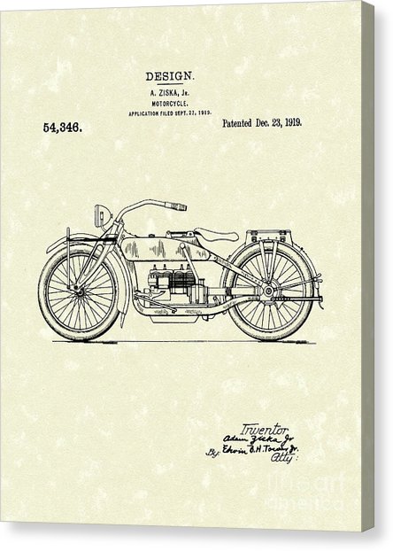 444x622 Motorcycle Design Patent Art Drawing - Motorcycle Design Drawing