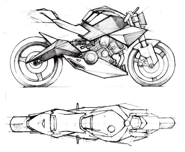 600x493 Motorcycle Design And Model - Motorcycle Design Drawing
