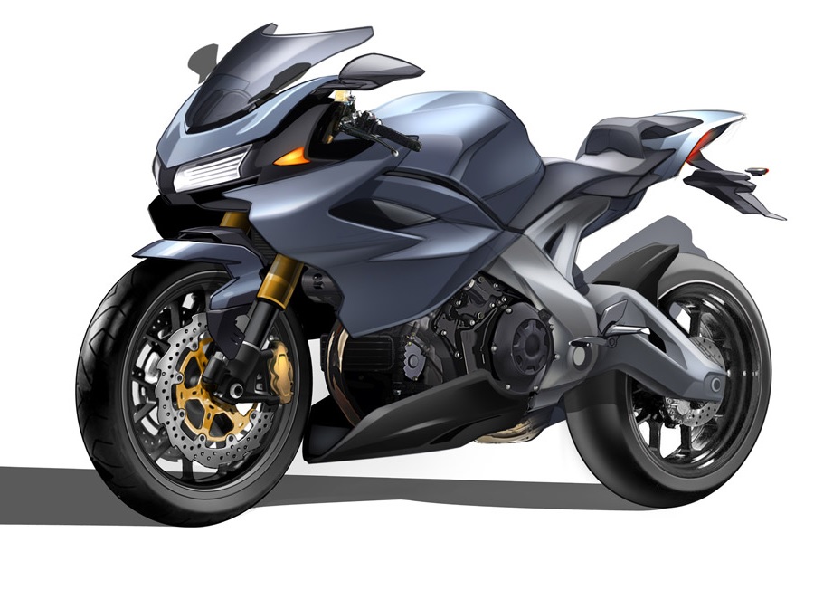 900x662 been doing digital drawing course for the past year, here's my - Motorcycle Design Drawing