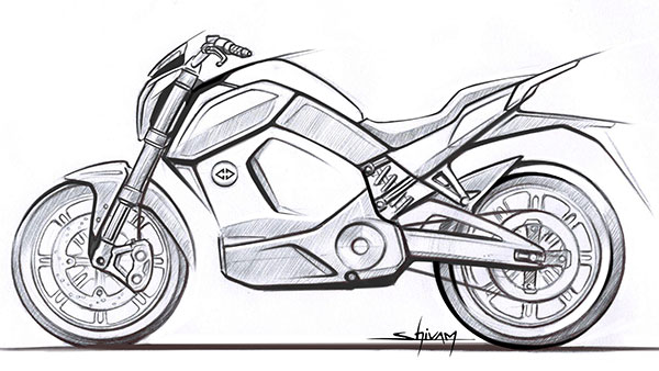 600x338 Revolt Intellicorp Electric Motorcycle Teased - Motorcycle Design Drawing