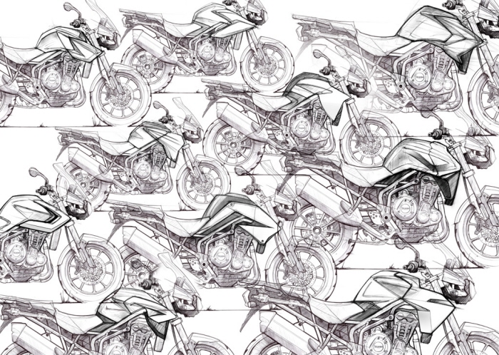 700x498 triumph tiger explorer - Motorcycle Design Drawing