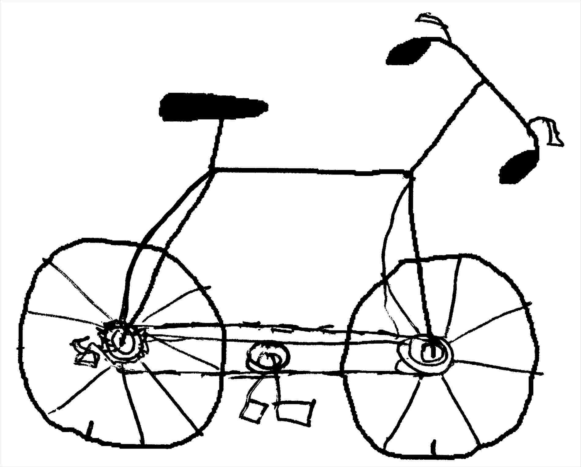 1899x1529 Easy Motorcycle Drawing For Kids - Motorcycle Drawing