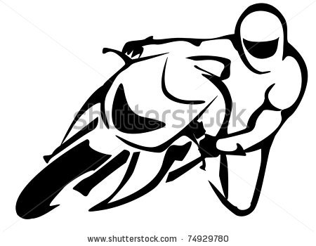 450x350 Vector Motorcycle Driver View Drawing Images - Motorcycle Drawing