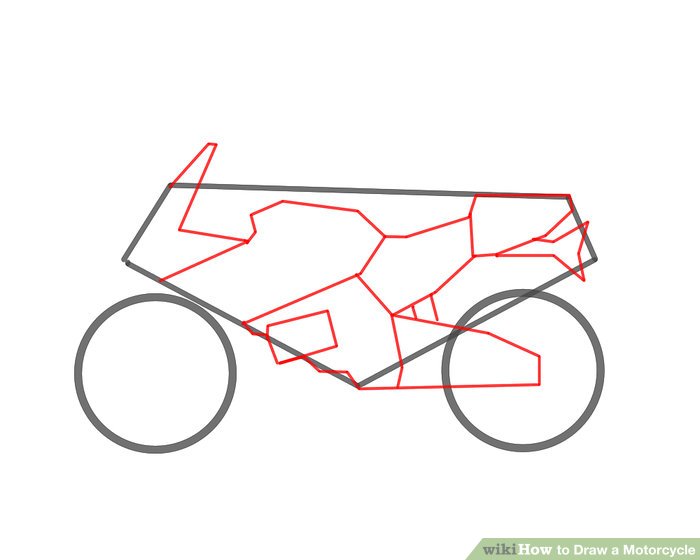 700x560 Ways To Draw A Motorcycle - Motorcycle Drawing