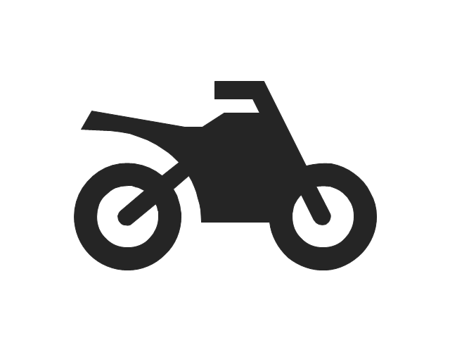 640x497 Motorcycle, Drawing, Scooter, Transparent Png Image Clipart Free - Motorcycle Drawing Easy