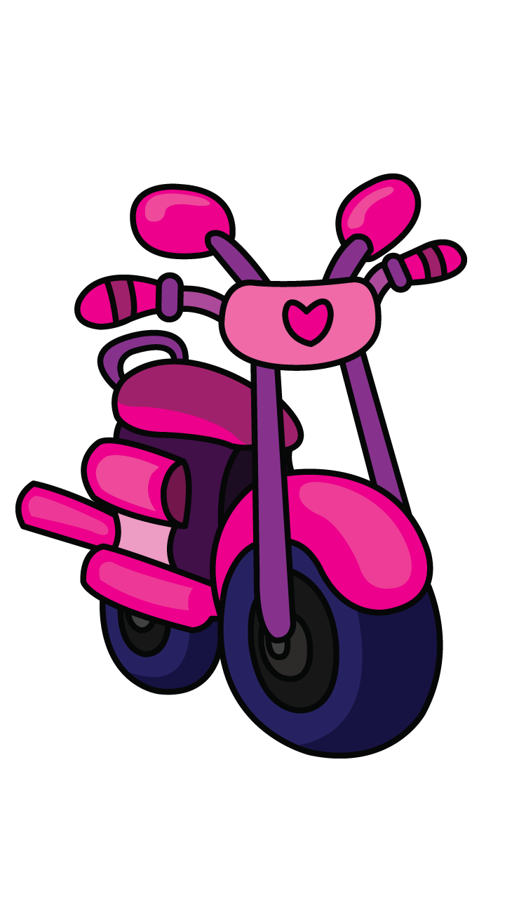 720x1280 Drawissimo Kids How To Draw - Motorcycle Drawing Easy