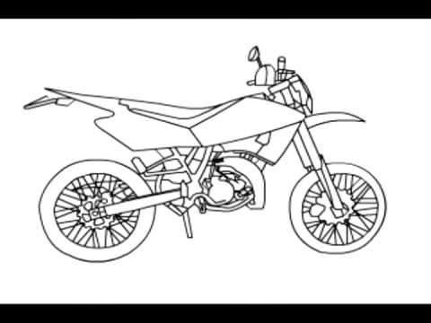 480x360 How To Draw A Motorbike - Motorcycle Drawing Images