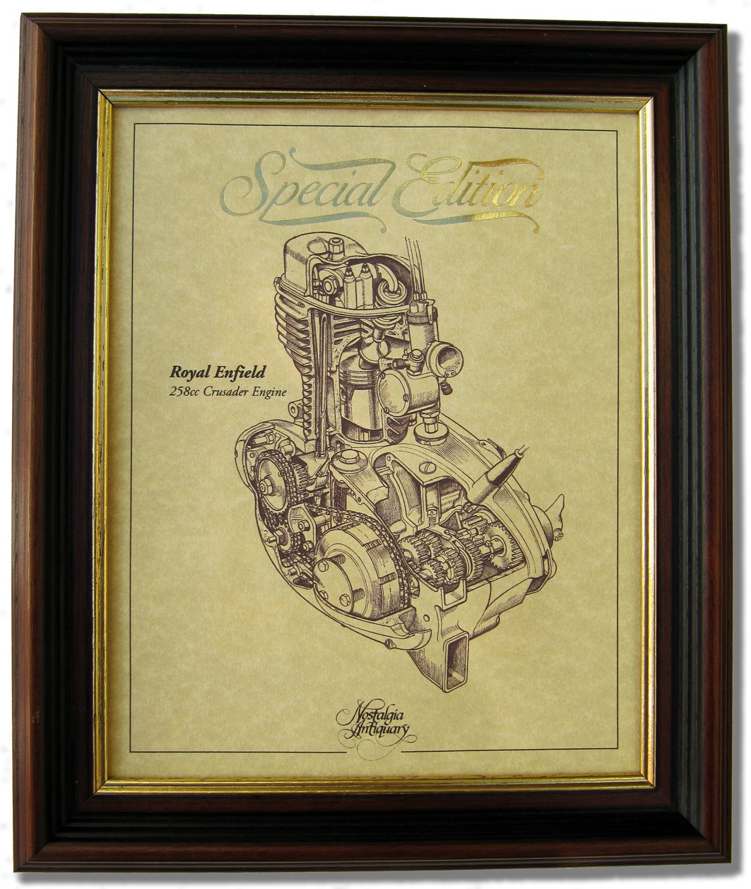 1063x1258 royal enfield gold leaf limited edition motorcycle engine drawing - Motorcycle Engine Drawing