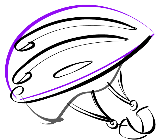 Motorcycle Helmet Drawing