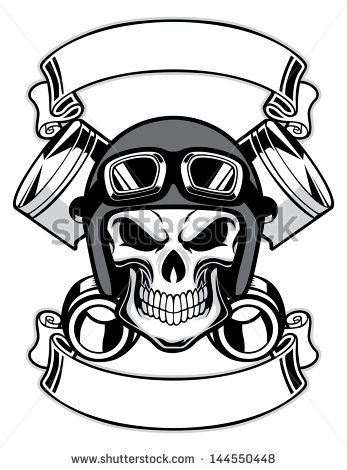 347x470 skull wearing motorcycle helmet drawing skullos in helmet - Motorcycle Helmet Drawing