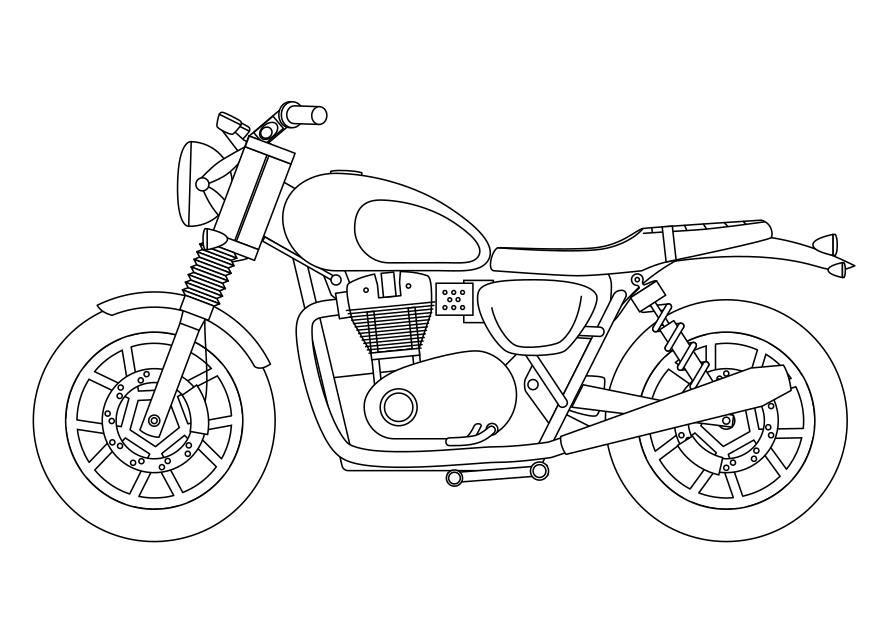 Motorcycle Line Drawing at Explore collection of
