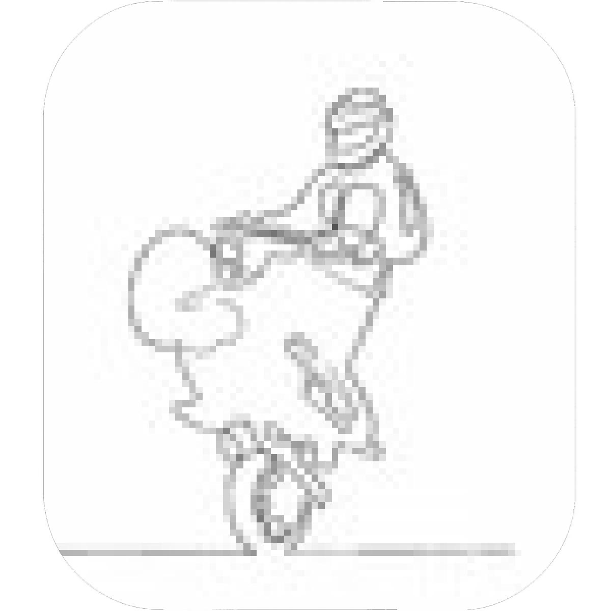 1200x1200 Designs Mein Mousepad Design Mousepad Selbst Designen - Motorcycle Line Drawing
