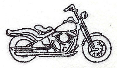 400x235 motorcycle outline embroidery designs, machine embroidery designs - Motorcycle Outline Drawing