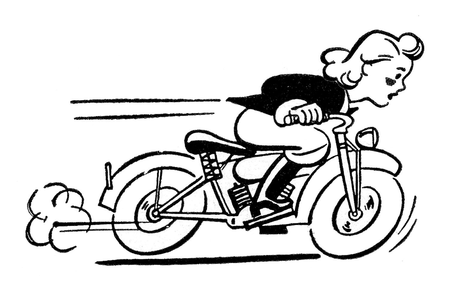 1500x943 Motorcycle Drawing Free Download - Motorcycle Rider Drawing
