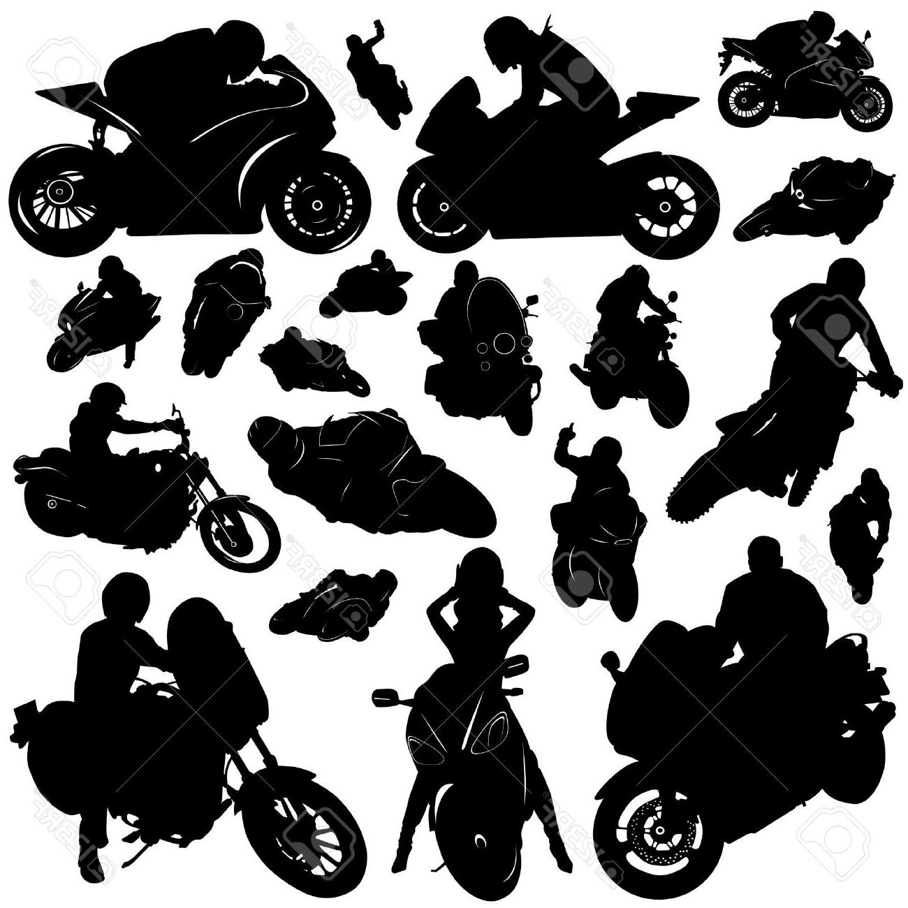 1300x1300 top collection of motorcycle and rider vector drawing - Motorcycle Rider Drawing