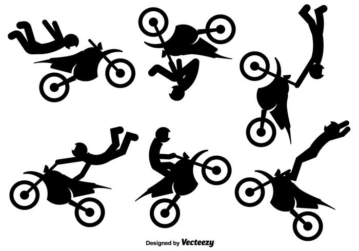 700x490 vector icons of motorcycle rider - Motorcycle Rider Drawing