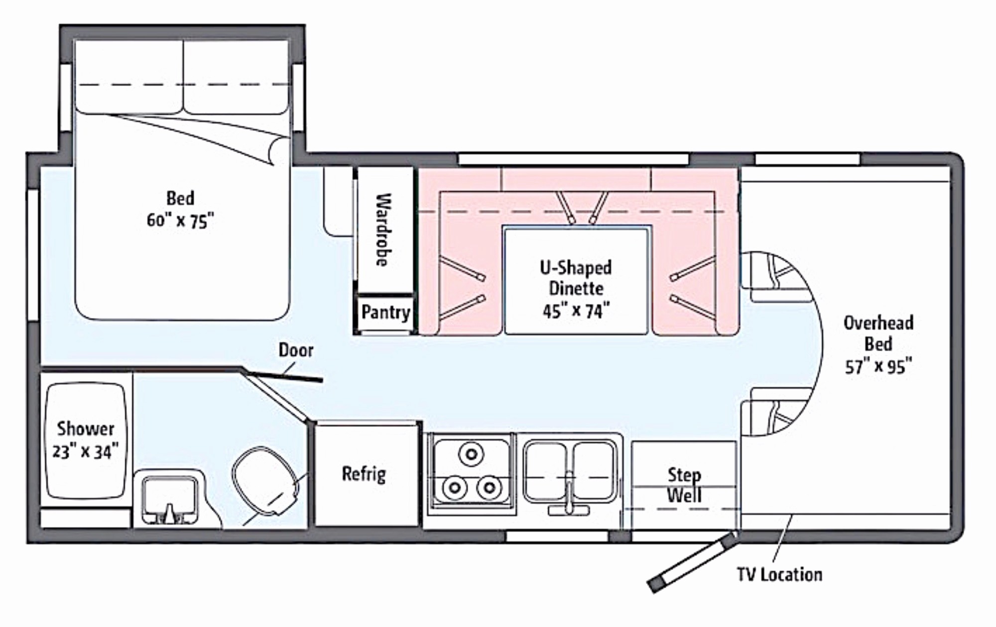 2000x1260 gmc rv floor plans inspirational motorhome drawing - Motorhome Drawing