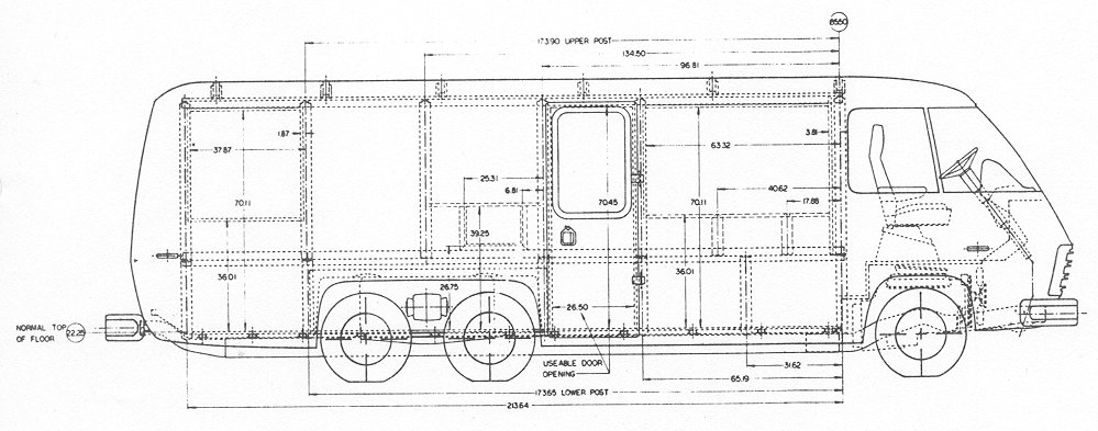 999x393 gmcmh drawings - Motorhome Drawing