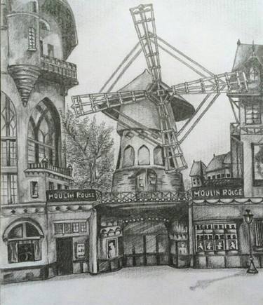 375x435 Moulin Rouge Drawing - Moulin Rouge Drawing