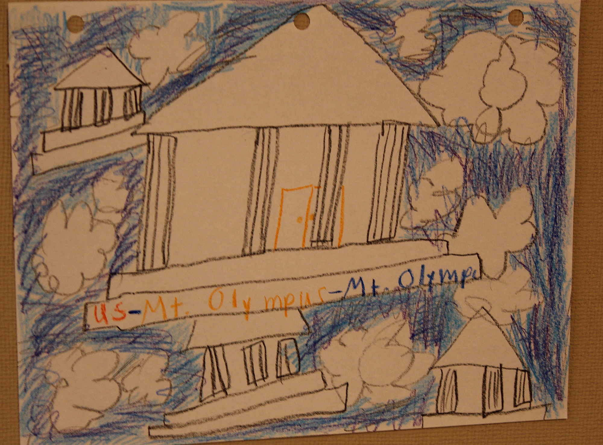 Mount Olympus Drawing at Explore collection of